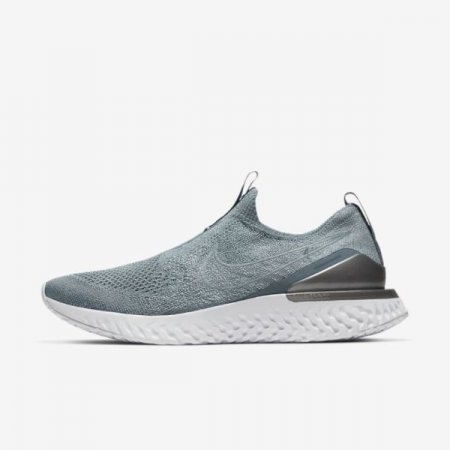 Nike Shoes Epic Phantom React Flyknit | Aviator Grey / Metallic Silver / White / Aviator Grey