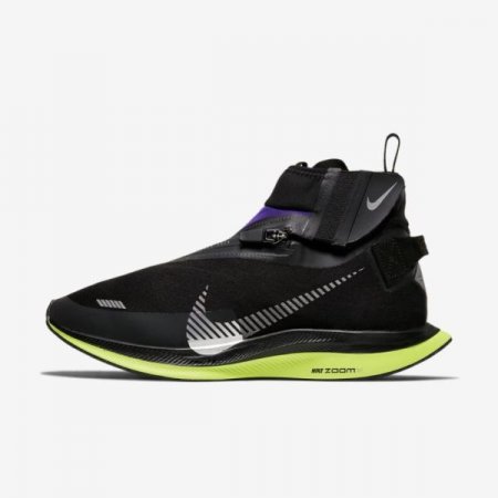 Nike Shoes Zoom Pegasus Turbo Shield | Black / Voltage Purple / Metallic Silver