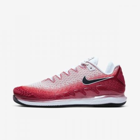 Nike Shoes Court Air Zoom Vapor X Knit | Laser Crimson / Gym Red / White / Gridiron