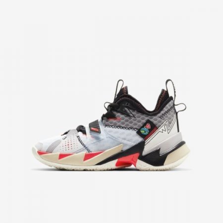 Jordan 'Why Not' Zer0.3 | White / Black / Metallic Silver / University Red