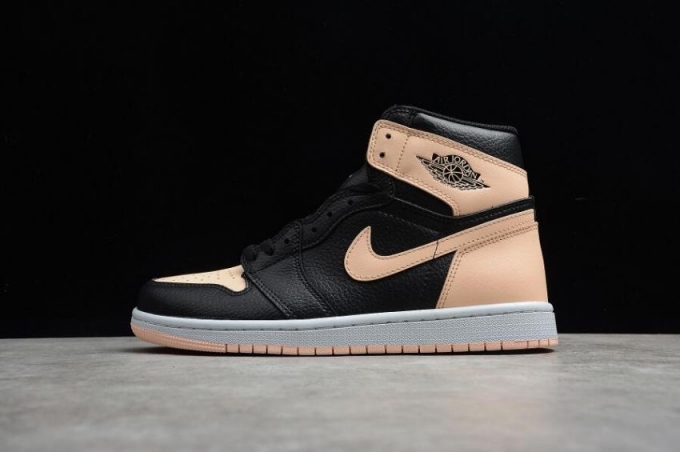 Men's | Air Jordan 1 Retro High OG Black Crimson Tint White Basketball Shoes