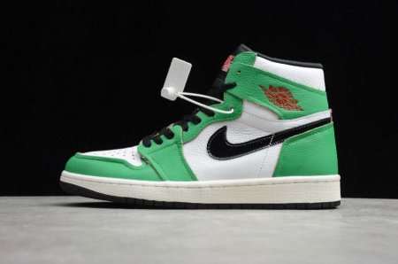 Men's | Air Jordan 1 High OG WMNS Lucky Green White-Sail-Black Basketball Shoes