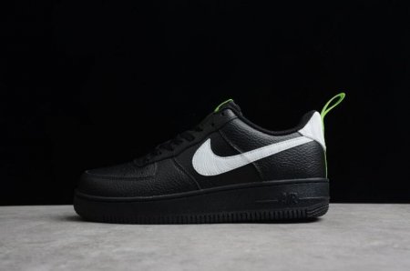 Men's | Nike Air Force 1 07 DO6394-001 Black White Green Running Shoes