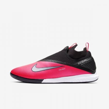 Nike Shoes React Phantom Vision 2 Pro Dynamic Fit IC | Laser Crimson / Black / Metallic Silver