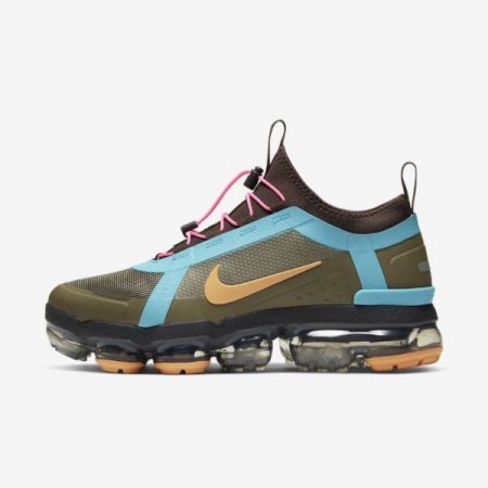 Nike Shoes Air VaporMax 2019 Utility | Medium Olive / Teal Nebula / Anthracite / Amber Rise