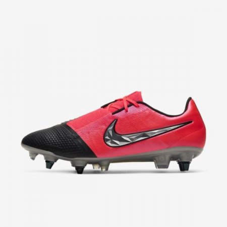 Nike Shoes Phantom Venom Elite SG-Pro Anti-Clog Traction | Laser Crimson / Black / Metallic Silver