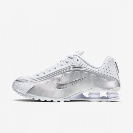 Nike Shoes Shox R4 | White / Metallic Silver / Bright Crimson / Metallic Silver