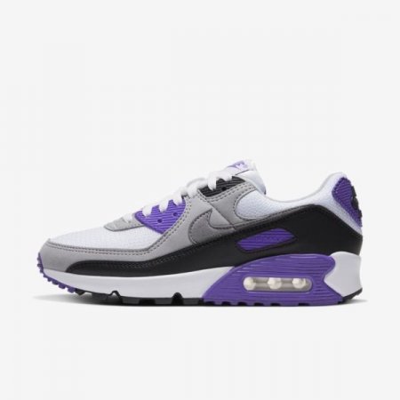 Nike Shoes Air Max 90 | White / Hyper Grape / Black / Particle Grey