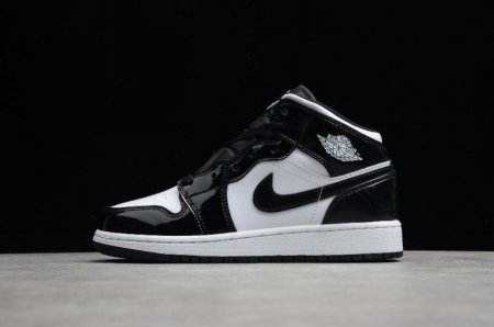 Men's | Air Jordan 1 Mid SE ASW GS Panda Black White Shoes Basketball Shoes