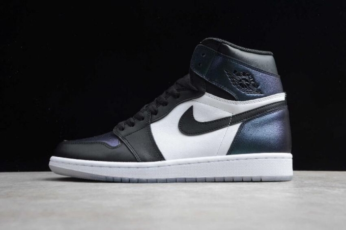 Women's | Air Jordan 1 Retro High OG AS Black Metallic Silver Basketball Shoes