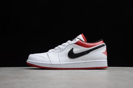 Men's | Air Jordan 1 Low Chicago White Gym Red Black Basketball Shoes