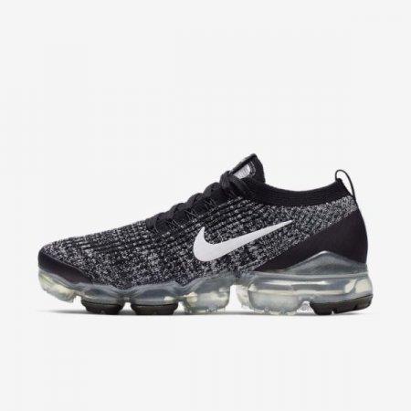 Nike Shoes Air VaporMax Flyknit 3 | Black / Metallic Silver / White