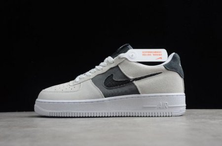 Men's | Nike Air Force 1 Fresh Air GS White Off Noir Iron Grey CJ4093-100 CJ4093-100 Running Shoes