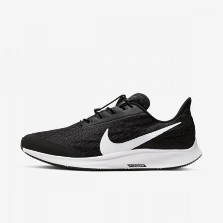 Nike Shoes Air Zoom Pegasus 36 FlyEase | Black / Thunder Grey / White