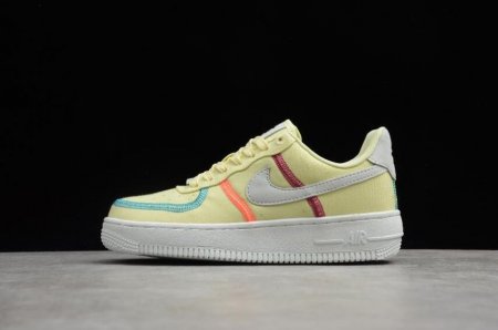 Women's | Nike WMNS Air Force 1 07 Life Lime White Yellow CK6527-700 Running Shoes
