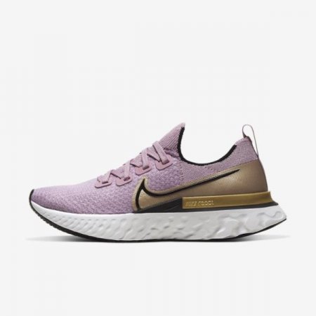 Nike Shoes React Infinity Run Flyknit | Plum Fog / Metallic Gold / Platinum Tint / Black