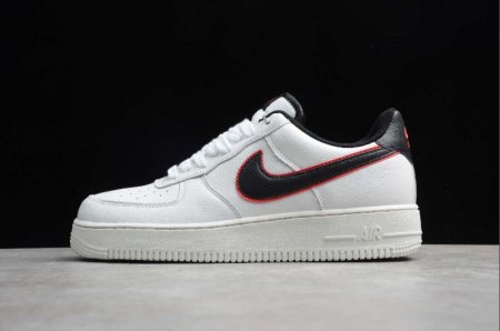 Women's | Nike Air Force 1 Mid 07 HH White Black Red CJ6105-101 Running Shoes