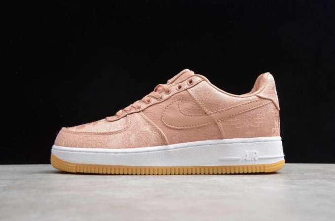 Women's | Nike Air Force 1 PRM x Clot Rose Gold White CJ5290-600 Running Shoes