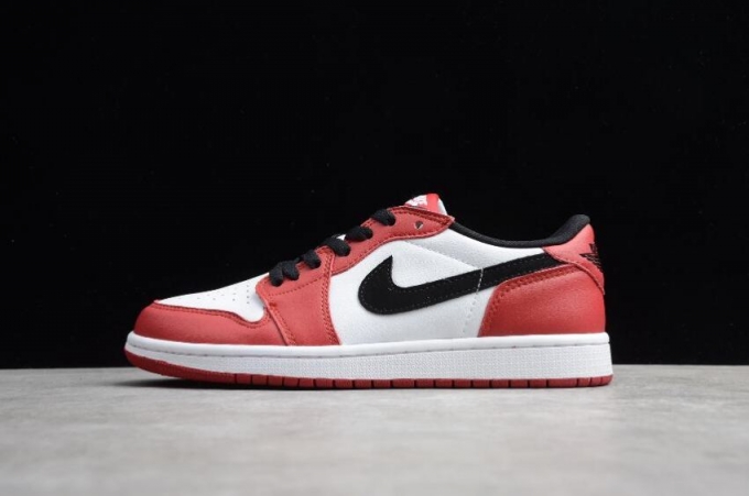 Women's | Air Jordan 1 Retro Low OG Varsity Red Black White Basketball Shoes