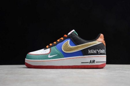 Men's | Nike Air Force 1 07 White Black Total Orange CT3610-100 Running Shoes