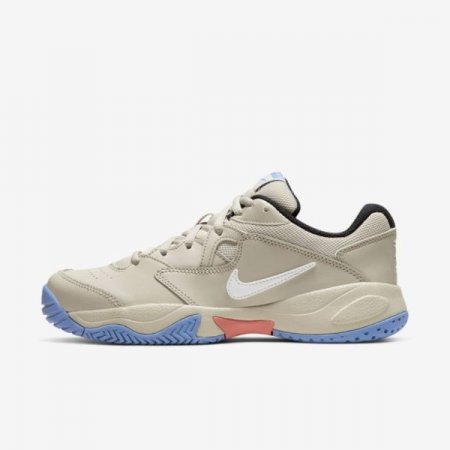 Nike Shoes Court Lite 2 | Light Orewood Brown / Royal Pulse / Sunblush / White