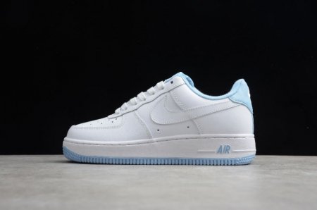 Men's | Nike Air Force 1 GS White Hydrogen Blue CD6915-103 Running Shoes