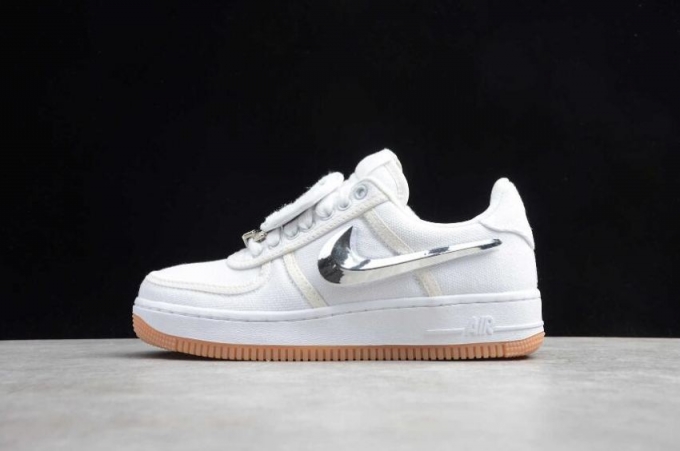 Men's | Nike Air Force 1 Low Travis Scott White AQ4211-1009 Running Shoes