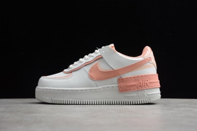 Women's | Nike Air Force 1 Shadow Summit White Pink Quartz CJ1641-101 Running Shoes