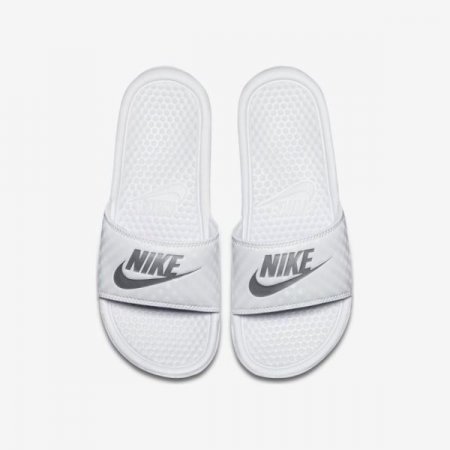 Nike Shoes Benassi | White / Metallic Silver