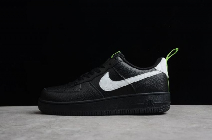 Women's | Nike Air Force 1 07 DO6394-001 Black White Green Running Shoes