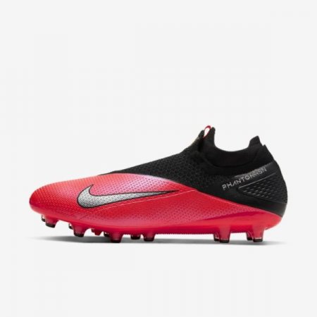 Nike Shoes Phantom Vision 2 Elite Dynamic Fit AG-PRO | Laser Crimson / Black / Metallic Silver