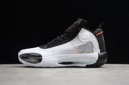 Men's | Air Jordan XXXIV PF White University Red Black BQ3381-100 Basketball Shoes