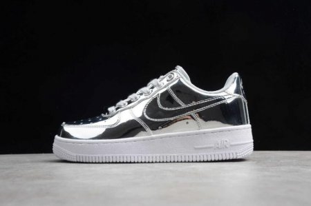 Men's | Nike Air Force 1 Low Liquid Metal Silver White CQ6566-001 Running Shoes
