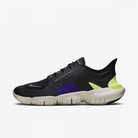 Nike Shoes Free RN 5.0 Shield | Black / Voltage Purple / Metallic Silver
