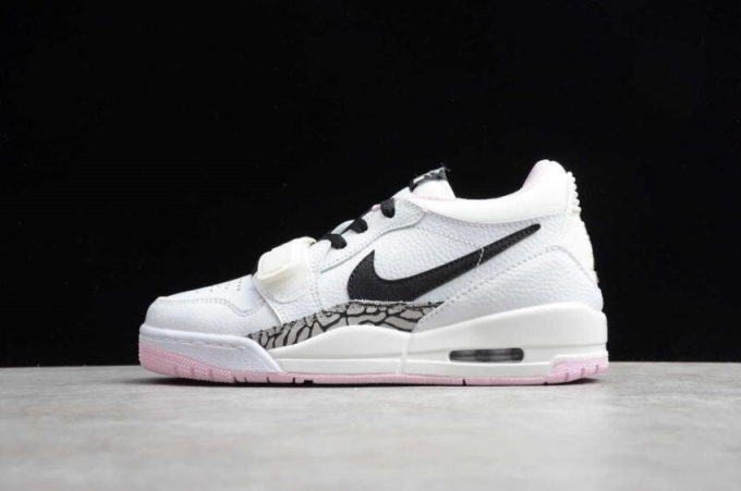 Men's | Air Jordan Legacy 312 Low GS White Black Pink Foam AT4040-106 Basketball Shoes