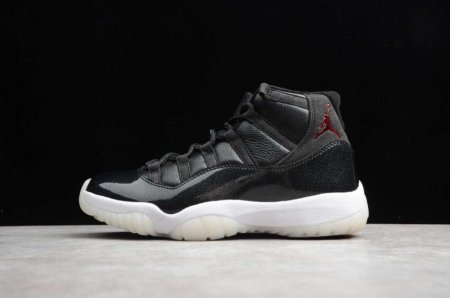 Women's | Air Jordan 11 Retro Black Gym Red White 378037-002 Basketball Shoes