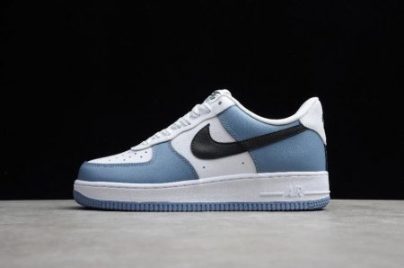 Women's | Nike Air Force 1 07 White Blue Black CQ5059-109 Running Shoes