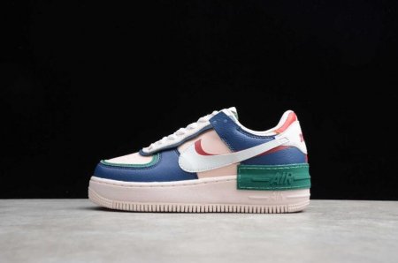 Men's | Nike Air Force 1 Shadow Mystic Navy White Echo Pink CI0919-400 Running Shoes