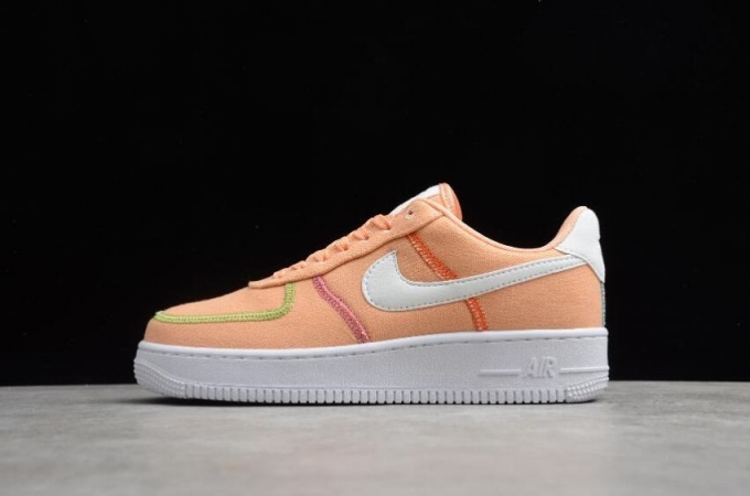 Men's | Nike WMNS Air Force 1 07 White Orange DD0226-800 Running Shoes