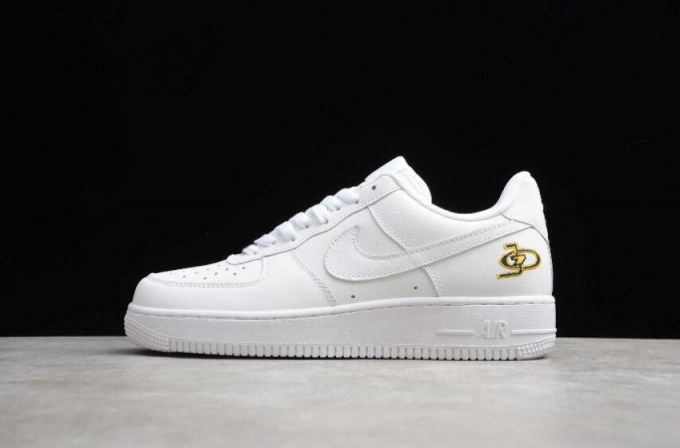 Women's | Nike Air Force 1 07 White Black Phantom Gold BMB122-M30 Running Shoes