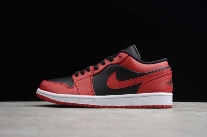 Women's | Air Jordan 1 Low Varsity Red Summit White-Black Basketball Shoes