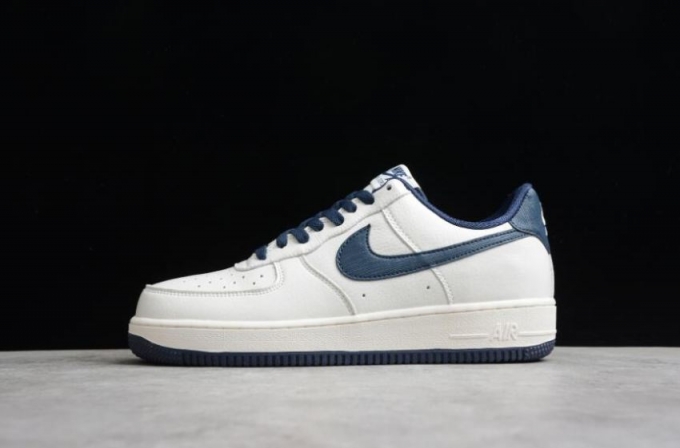 Women's | Nike Air Force 1 07 Beige Dark Blue PA3035-068 Running Shoes