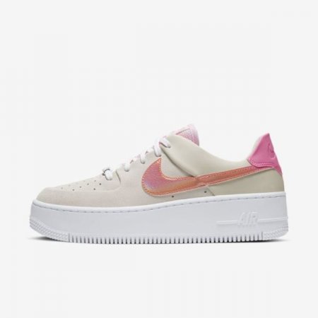 Nike Shoes Air Force 1 Sage Low | Light Bone / Pink Foam / Digital Pink / Hyper Crimson