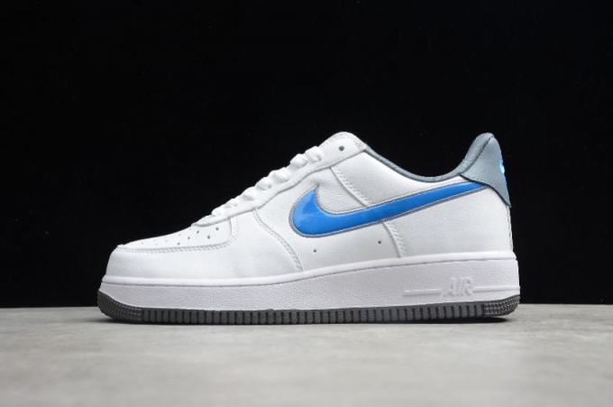 Men's | Nike Air Force 1 07 White Grey Blue AV6252-101 Running Shoes