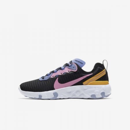 Nike Shoes Renew Element 55 PRM | Black / Light Thistle / Pollen Rise / Magic Flamingo