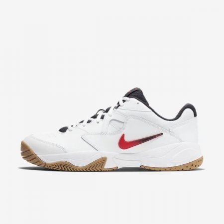 Nike Shoes Court Lite 2 | White / Gridiron / Wheat / Laser Crimson