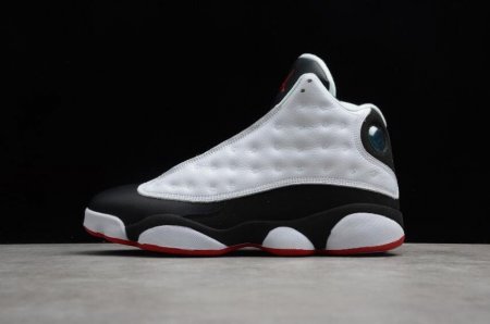 Men's | Air Jordan 13 Retro He Got Game Panda Black White Basketball Shoes