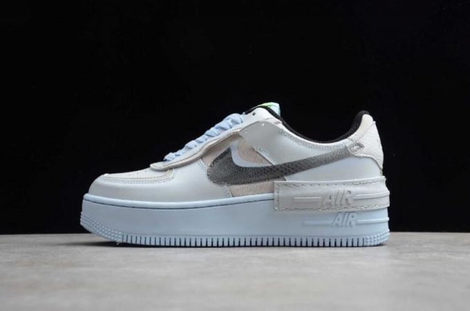 Men's | Nike Air Force 1 Shadow Pure Platinum Smoke Grey CV3027-001 Running Shoes