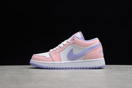 Women's | Air Jordan 1 Low SE Arctic Punch White-Purple Pulse Basketball Shoes