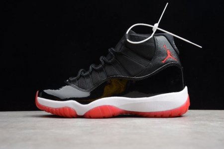 Women's | Air Jordan 11 Retro Black True Red White 378037-061 Basketball Shoes
